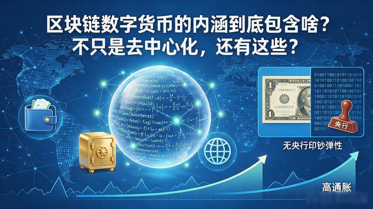区块链数字货币的内涵到底包含啥？不只是去中心化，还有这些