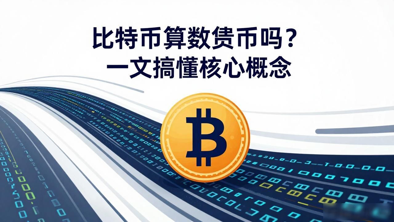 比特币算数字货币吗？一文搞懂核心概念