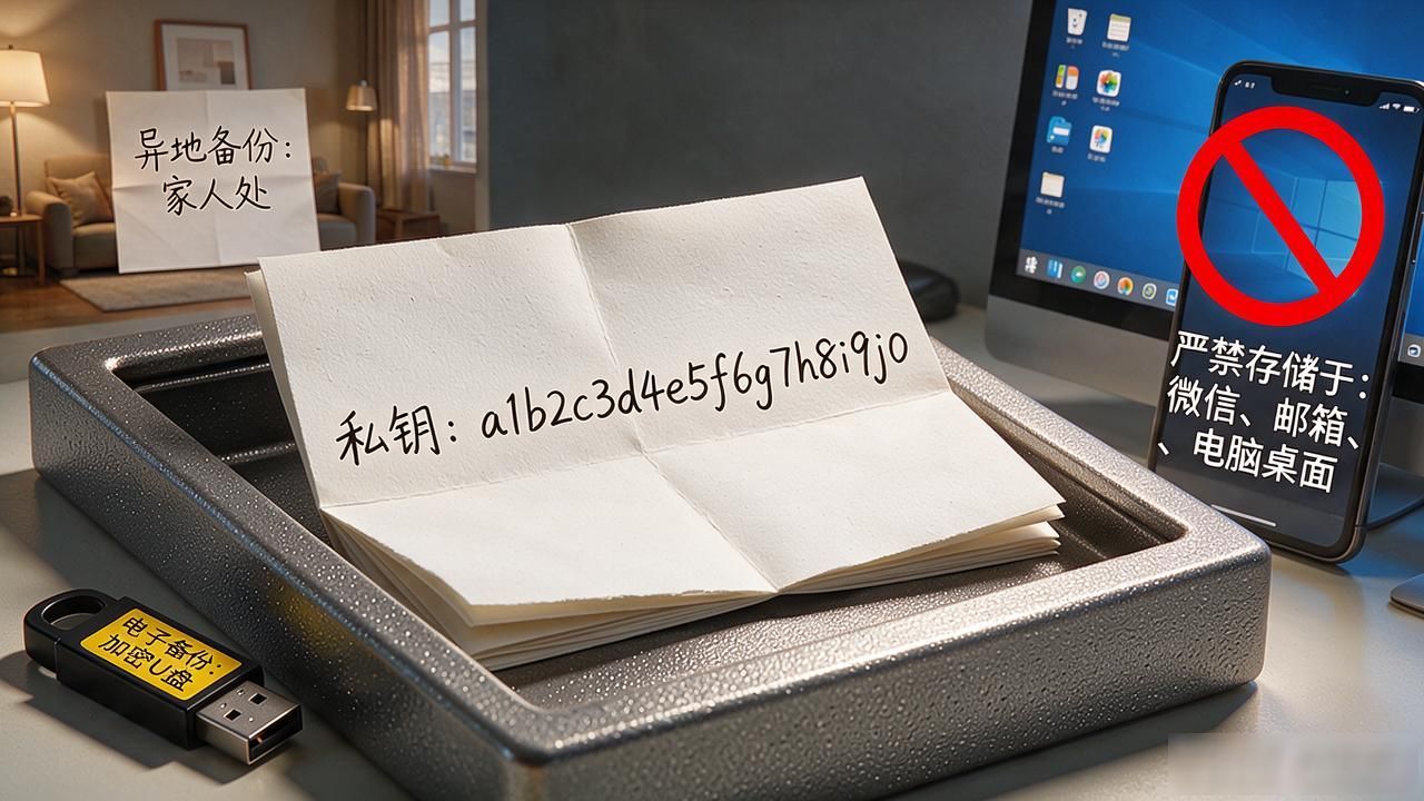 imtoken私钥怎么备份_imtoken钱包安全存储私钥_imtoken私钥备份助记词