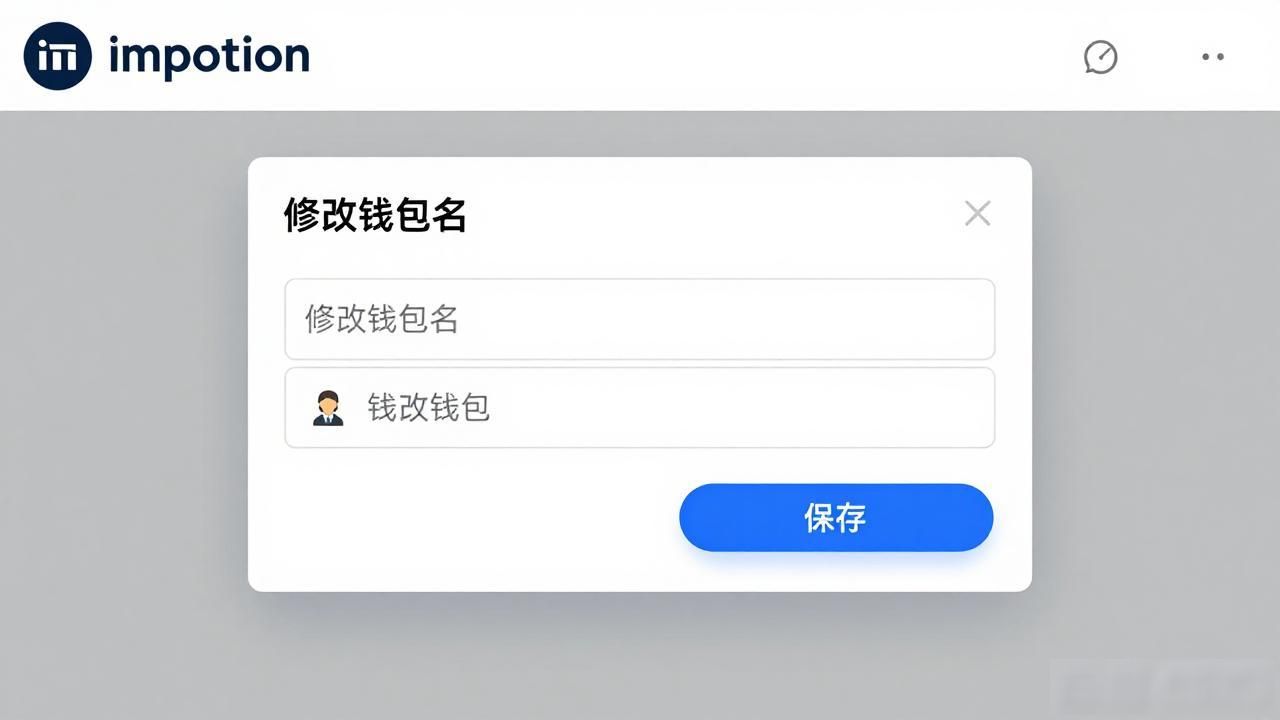 imtoken钱包重命名步骤_imtoken钱包名称更改_imtoken钱包名称怎么改