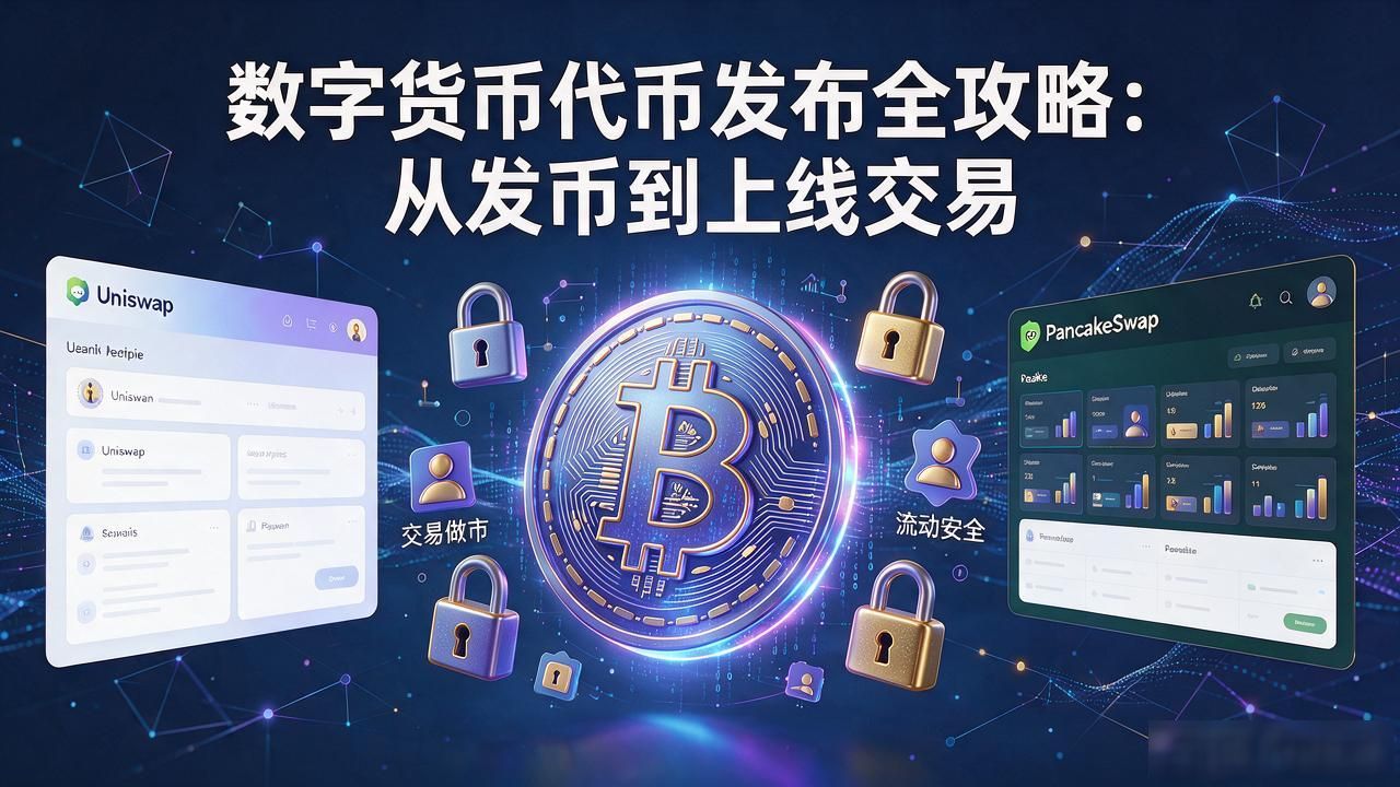 数字货币代币发布全攻略：从发币到上线交易