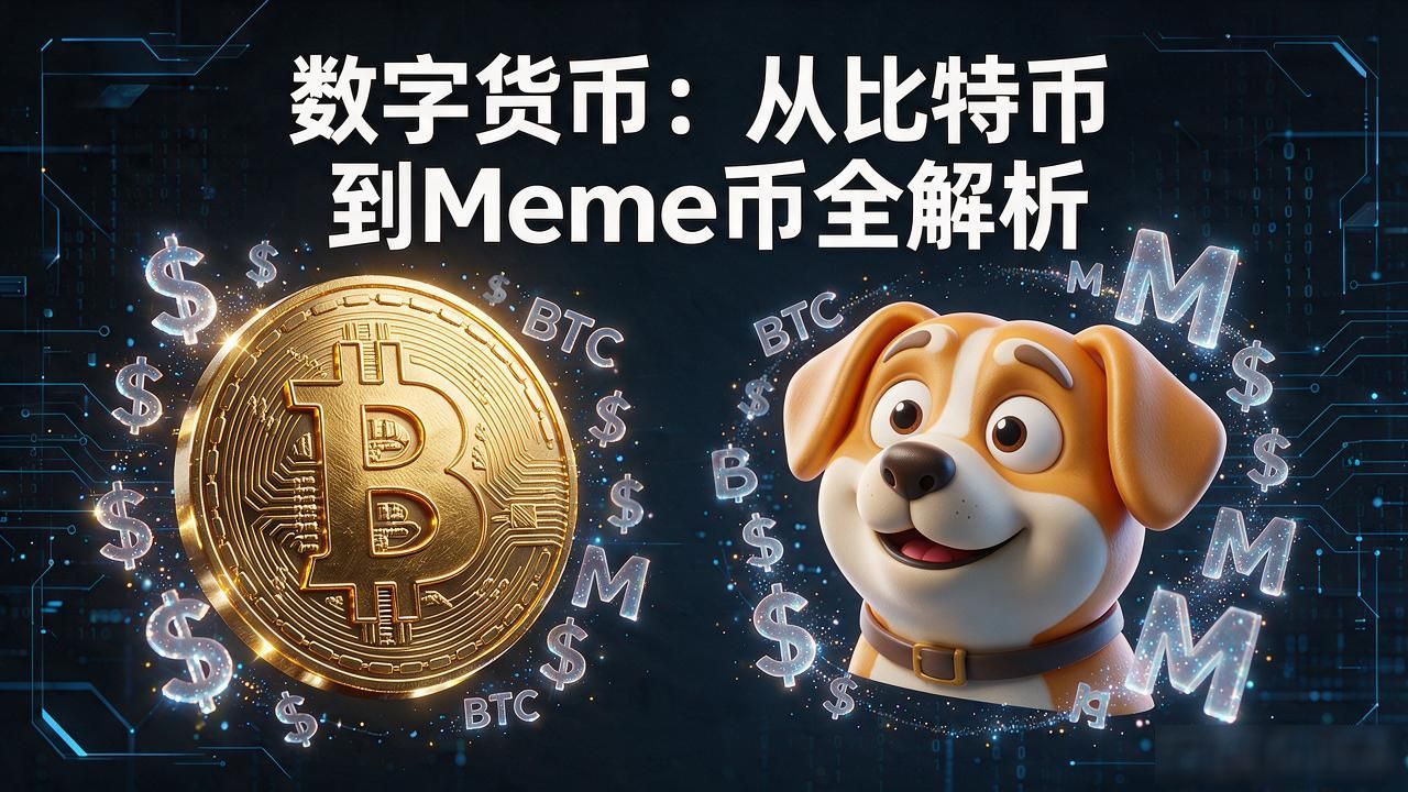 数字货币大全：从比特币到Meme币全解析