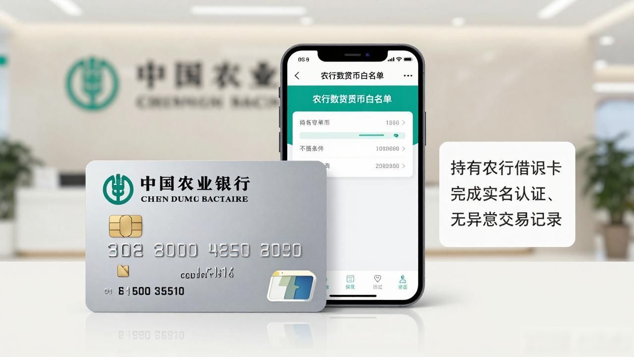 农行数字货币白名单怎么进？开通条件和流程详解