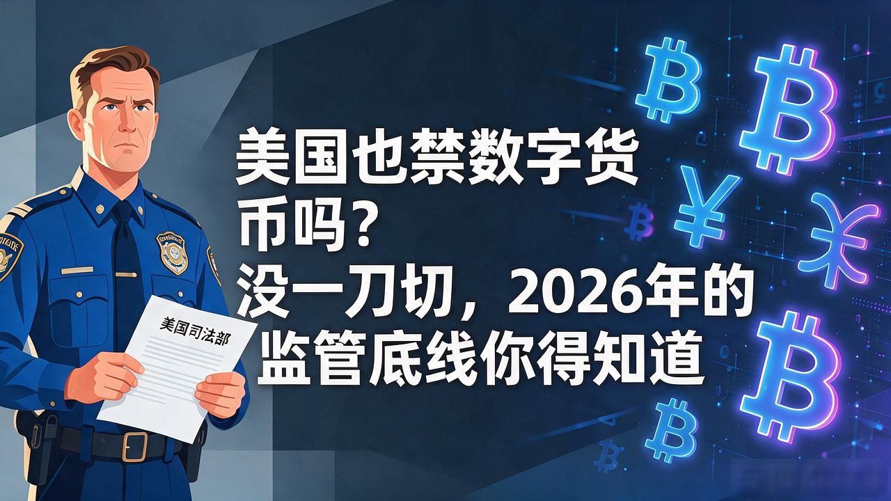 美国也禁数字货币吗？没一刀切，2026年的监管底线你得知道