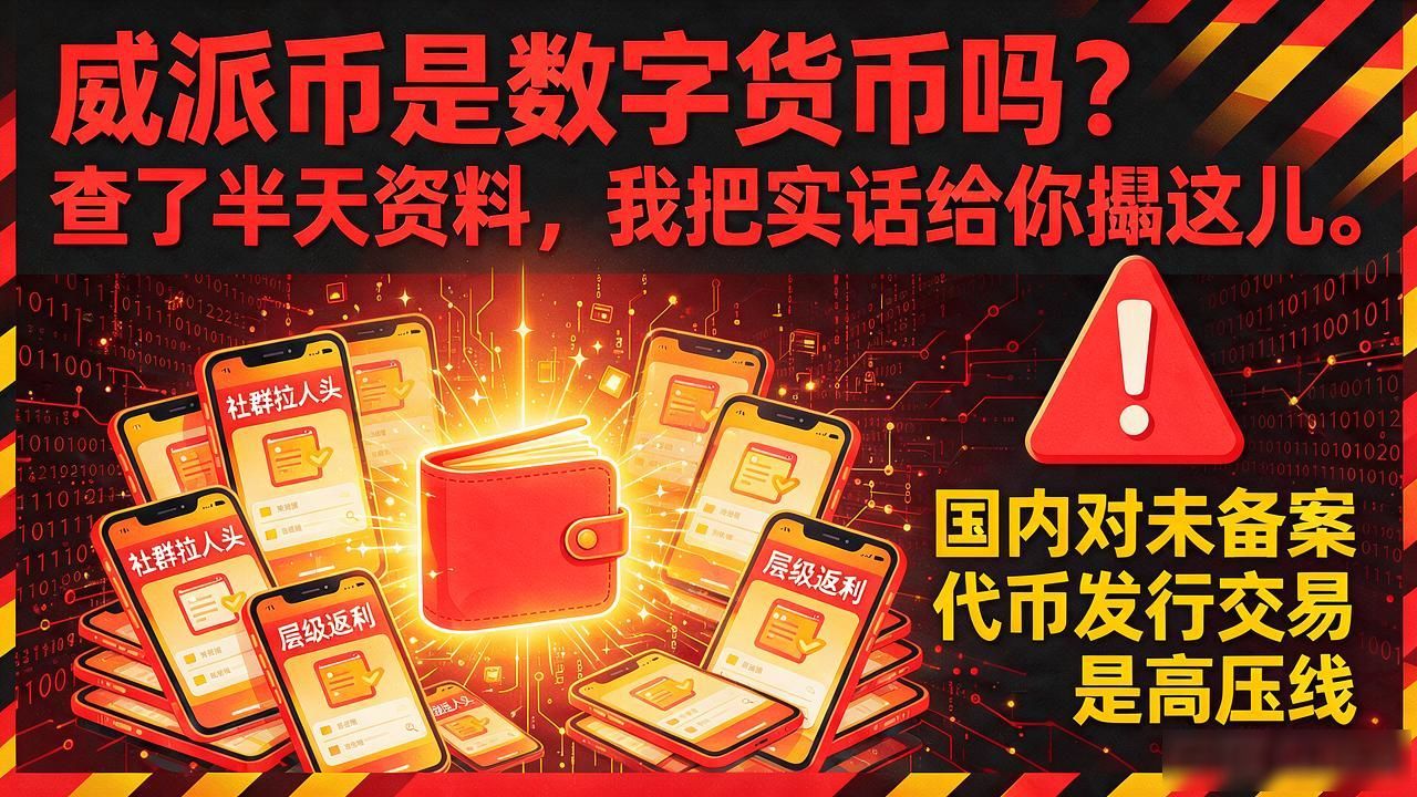 威派币是数字货币吗？查了半天资料，我把实话给你撂这儿