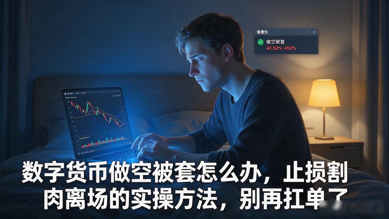 数字货币做空被套怎么办，止损割肉离场的实操方法，别再扛单了