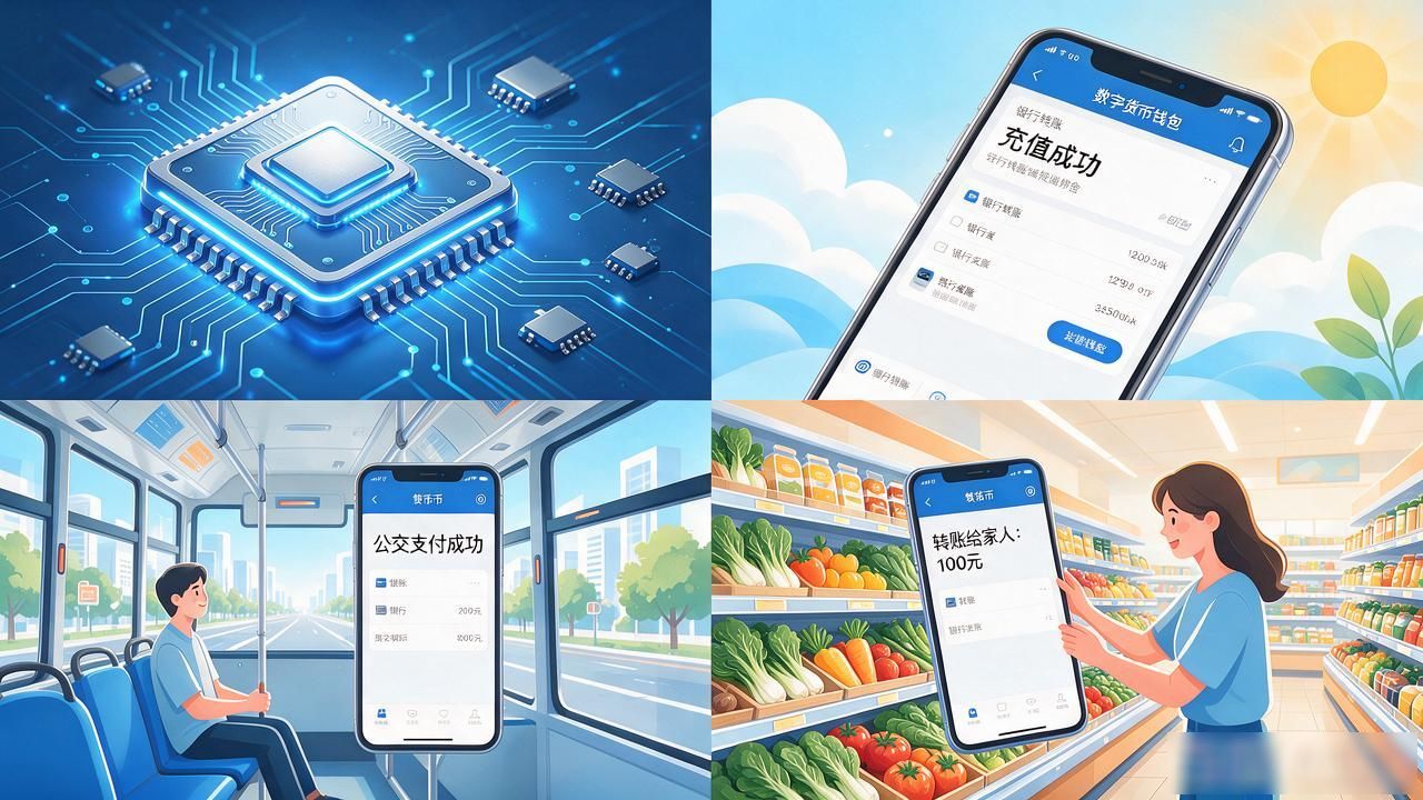 dcep央行数字货币钱包app_央行数字货币钱包_数字人民币使用体验