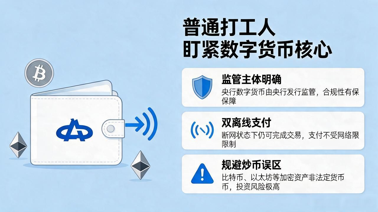 央视热点数字货币报道又刷屏了，作为一个普通打工人我最该盯住哪几句