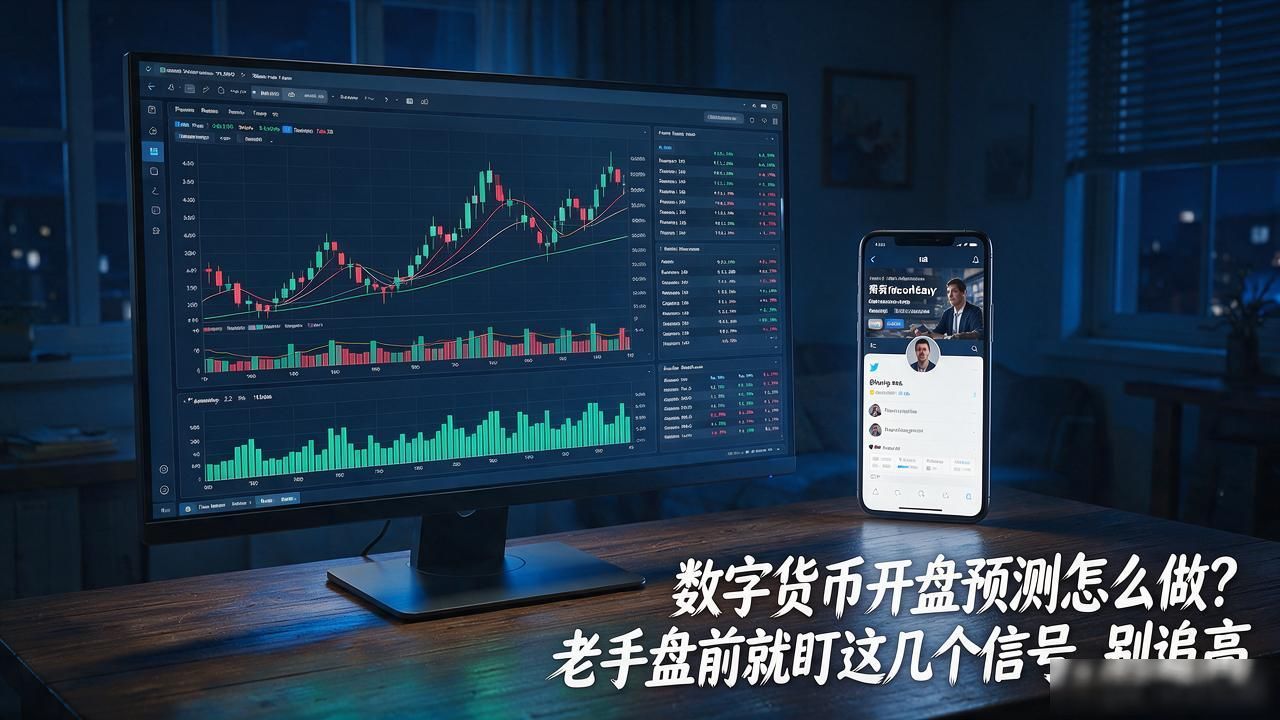 数字货币开盘预测怎么做？老手盘前就盯这几个信号，别追高