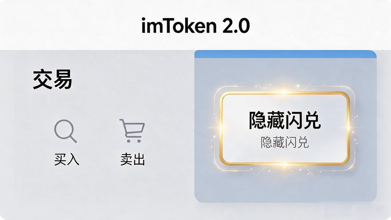 imToken2.0没有闪兑？老币民带你找到隐藏入口