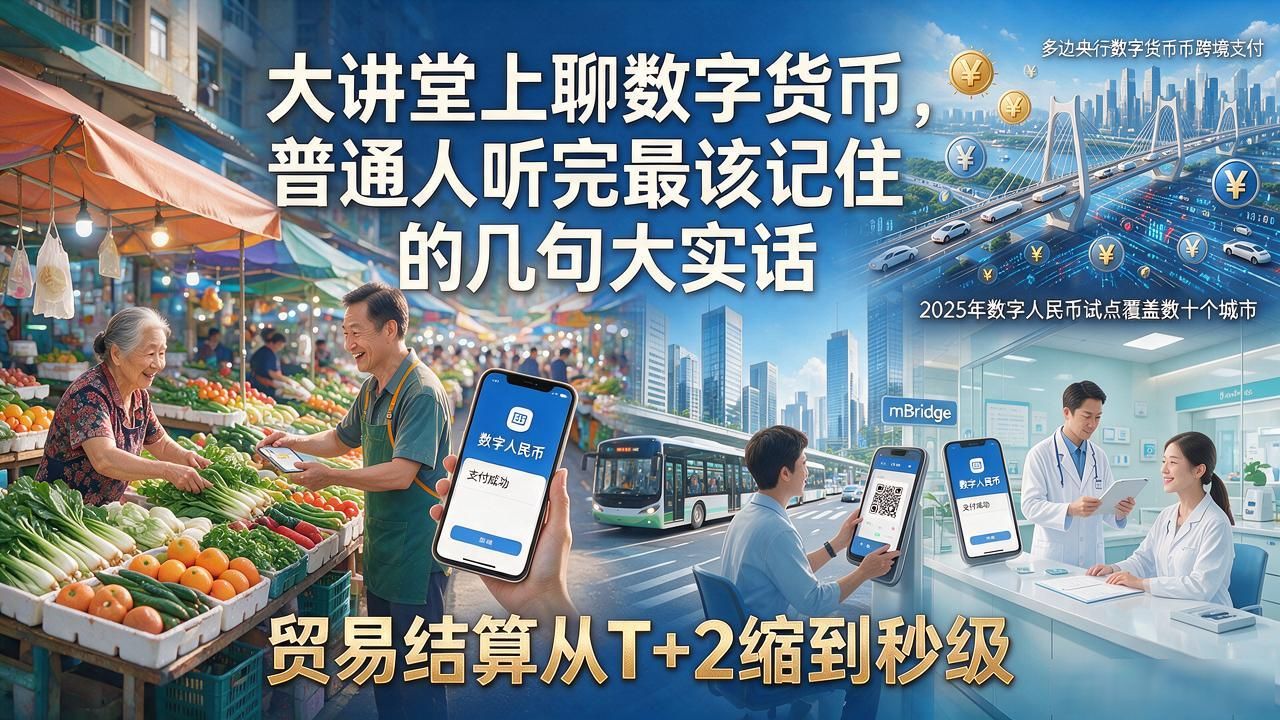 大讲堂上聊数字货币，普通人听完最该记住的几句大实话