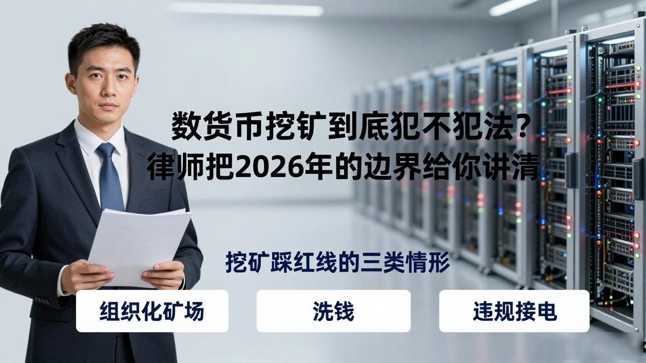 数字货币挖矿到底犯不犯法？律师把2026年的边界给你讲清