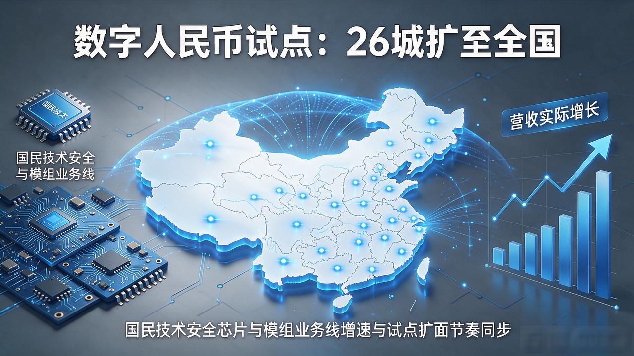国民技术数字人民币芯片订单来了，老安全厂凭什么被资金盯上