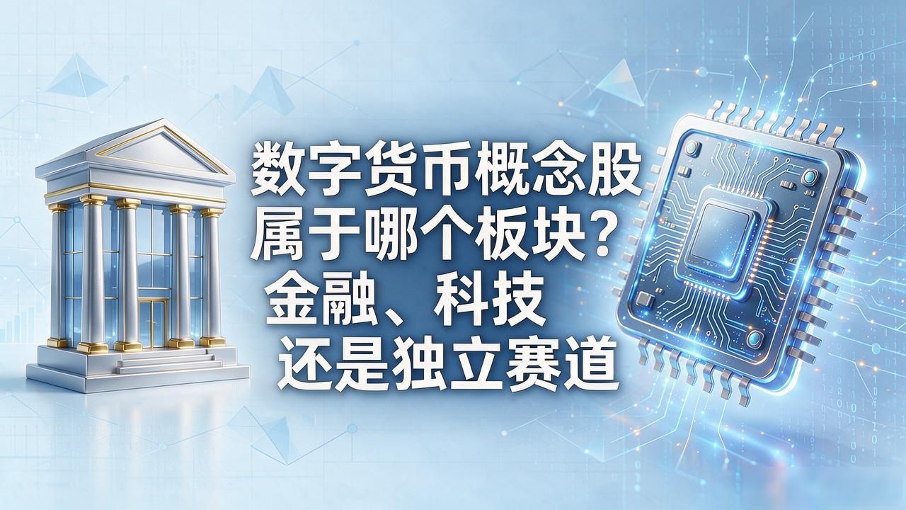 想搞懂数字货币概念股属于哪个板块？金融、科技还是独立赛道