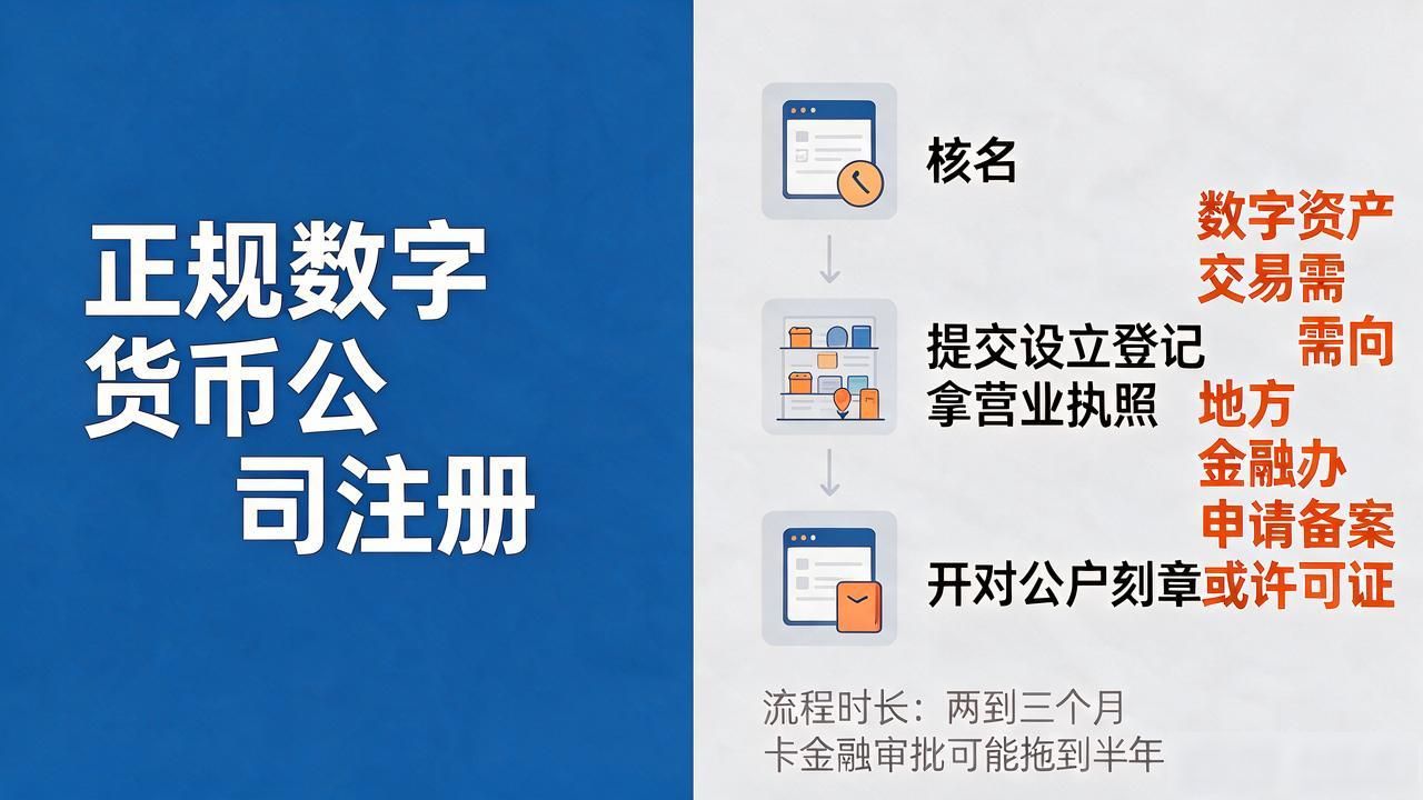正规数字货币公司怎么注册？流程、资质条件和避坑要点全在这