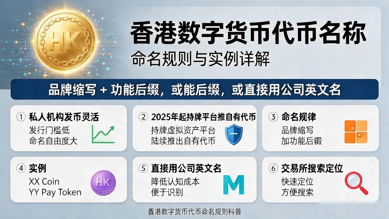 香港数字货币代币名称_香港数字港元代币命名_私人合规代币命名规则