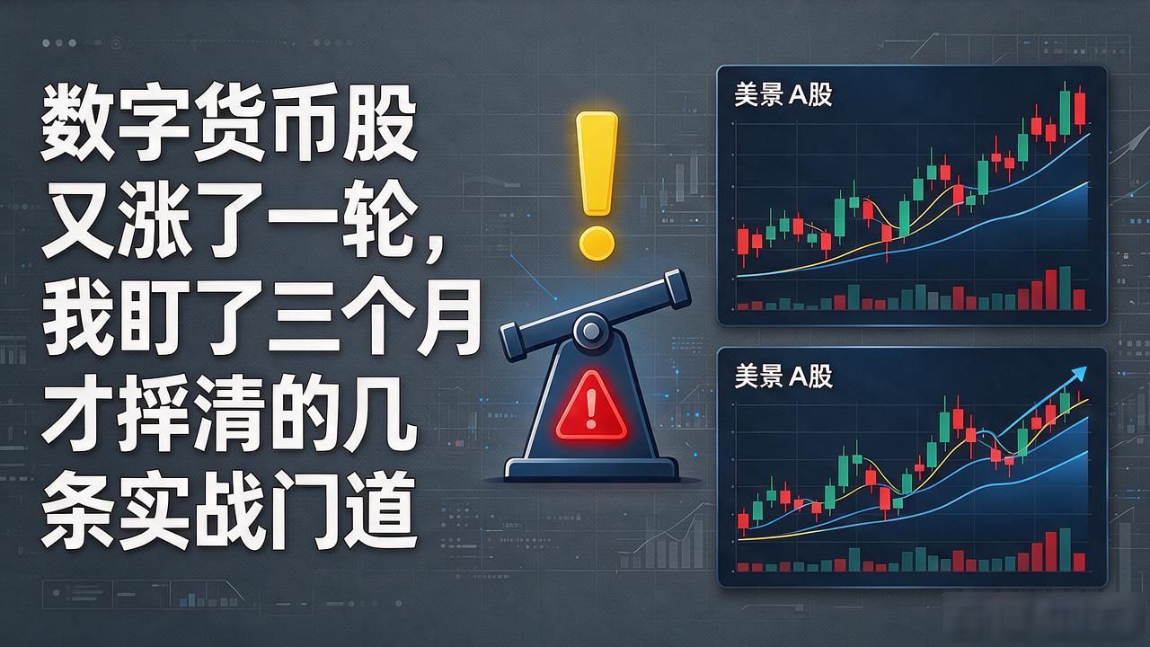 数字货币股又涨了一轮，我盯了三个月才捋清的几条实战门道