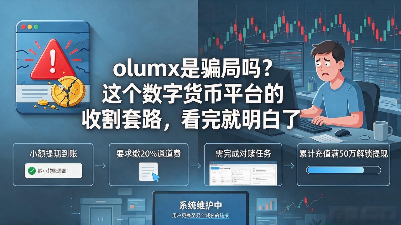 数字货币平台套路_olumx骗局_olumx数字货币平台骗局