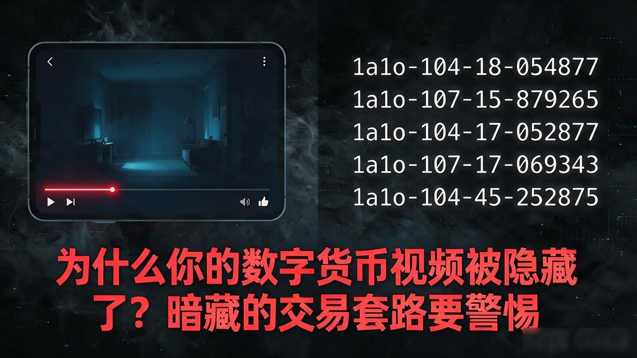 为什么你的数字货币视频被隐藏了？暗藏的交易套路要警惕